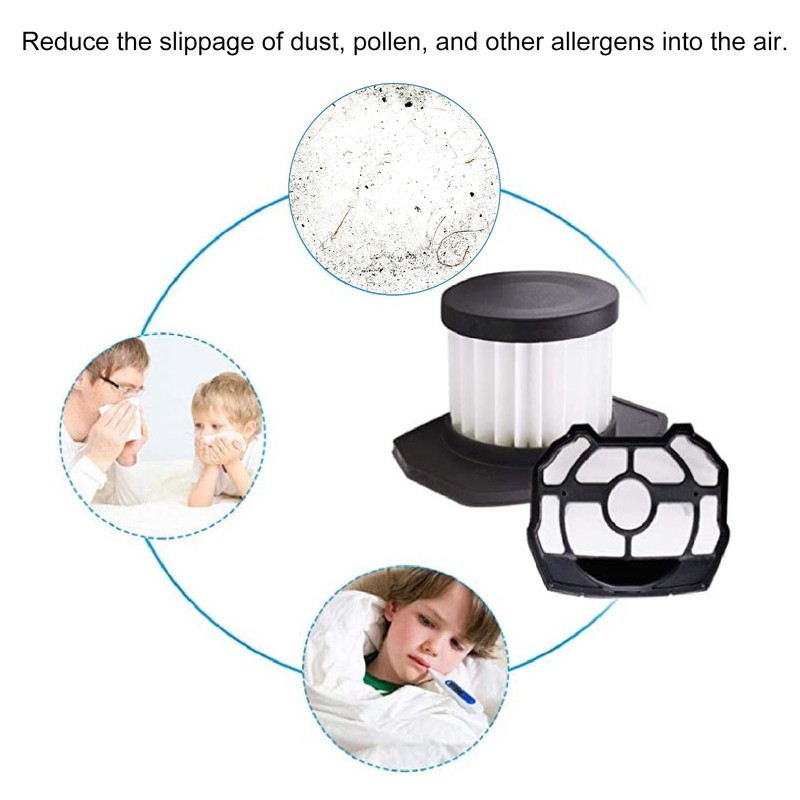 4PCS Vacuum Cleaner Filter Replacement Easy to Disassemble Vacuum Filter