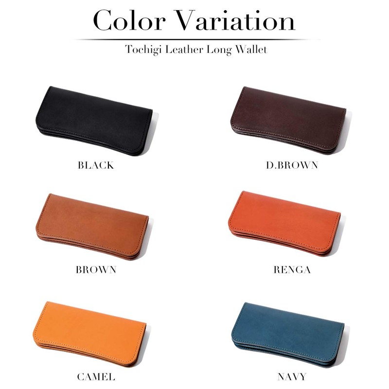 NARU Genuine Tochigi Leather Long Wallet, Men's, Women's, Thin Shaped,
