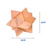 Gracelaza 6pcs Wooden Blocks Brain Teaser Puzzles Set 3D Interlocking