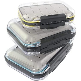 MAXIMUMCATCH Maxcatch Two-Sided Waterproof Fly Box Easy Grip Foam Jig Fly Fishing Box Multiple Sizes