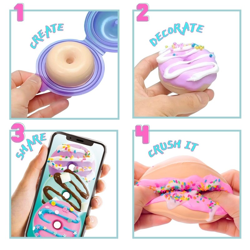 So Slime Sensations Sugary Crush Donuts - Make fun slime