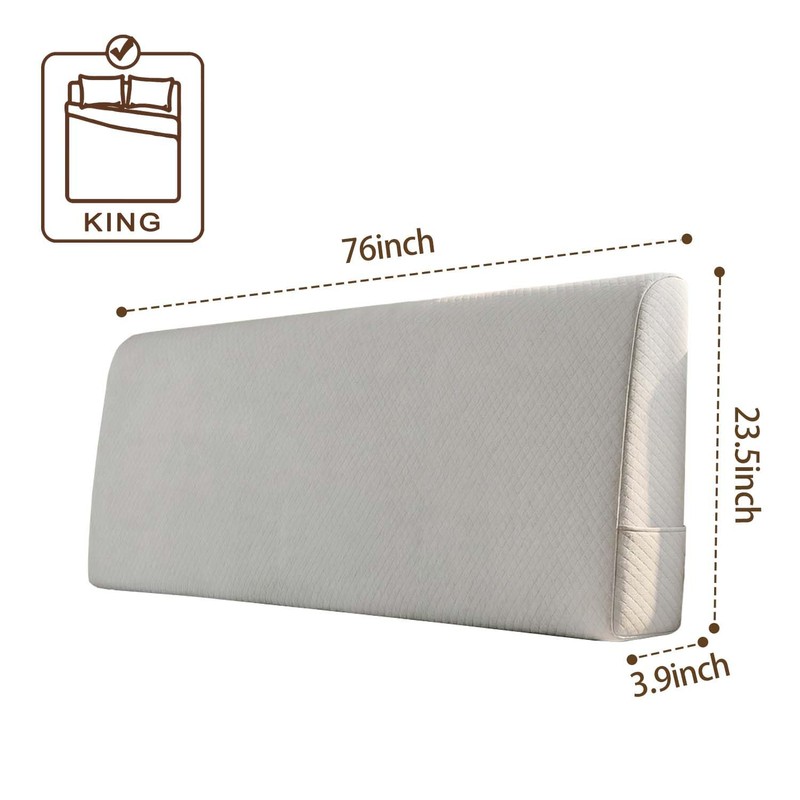 Kamellia No-Tools Headboard Pillow King Size – Instant Back Support