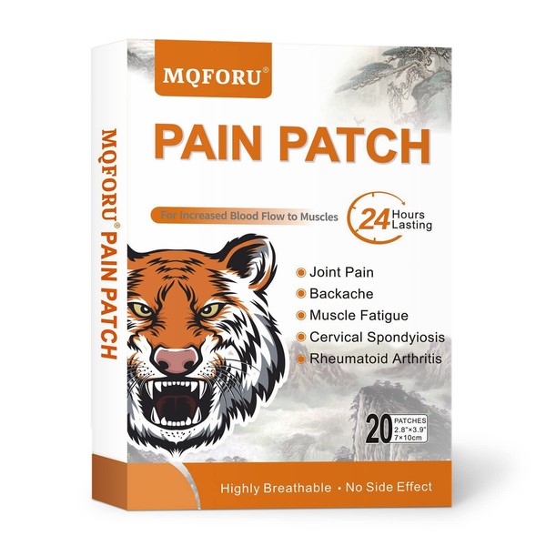 MQFORU Pain Relief Patches, Chinese Pain Relief Plaster Herbal Patches