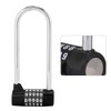 5 Digit Combination Alloy Padlock,U-Shape Security Code Lock Extra Long