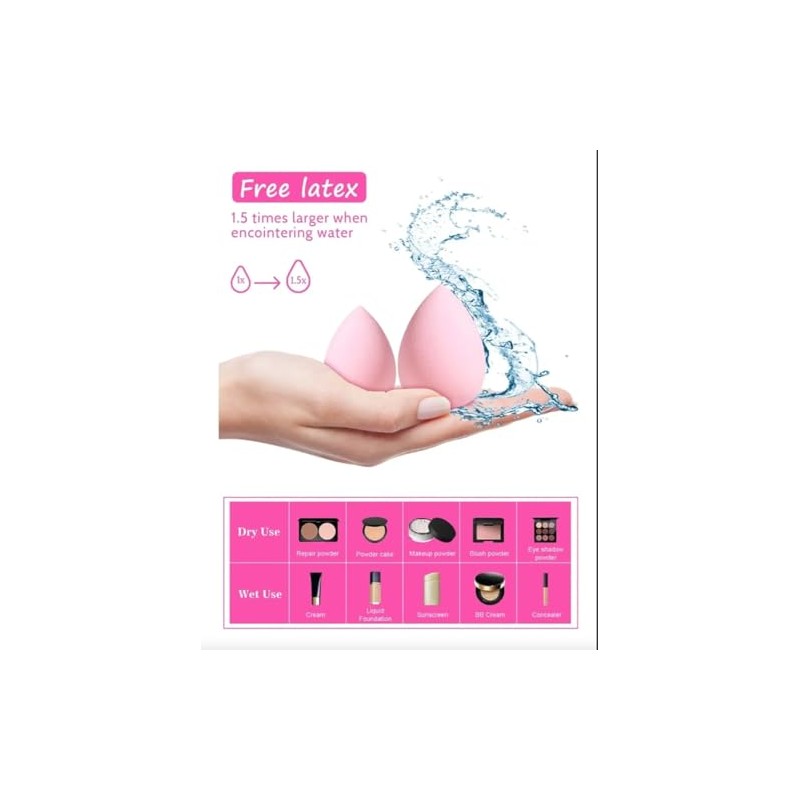 Runhycc Set De 40 Brochas De Maquillaje Generic Profesional. Incluye