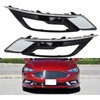 munirater 2-Pack Front Bumper Fog Light Cover Grilles Replacement for