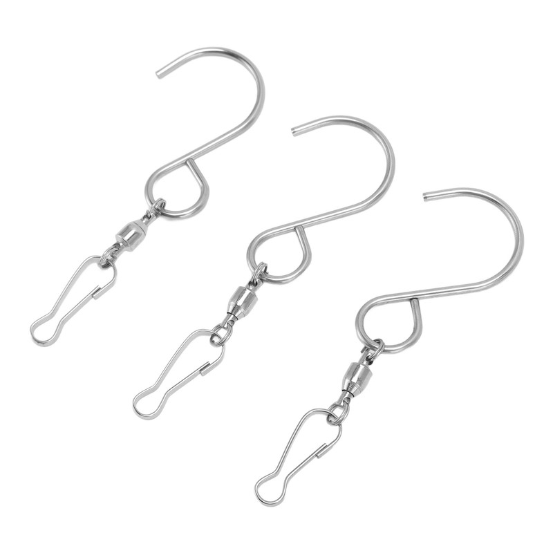 20pcs Wind Spinner S Hook Clips 360 Degree Rotation 304