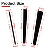 BASIKER Anti Scratch Glossy Black Pillar Posts Window Center Door