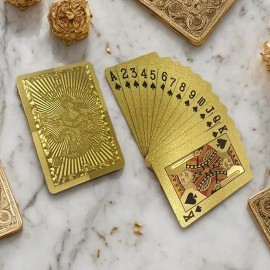 Las Cartas De Lujo En El Reloj De Oro Cool Dragon Gold Poker Dorado