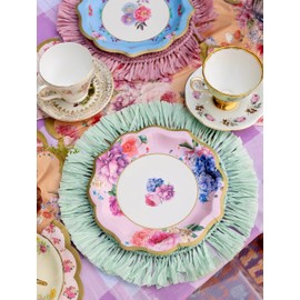 Talking Tables Christmas Xmas Truly Scrumptious Tea Party Vintage Floral Paper Plates | Pack of 12, 6 Designs