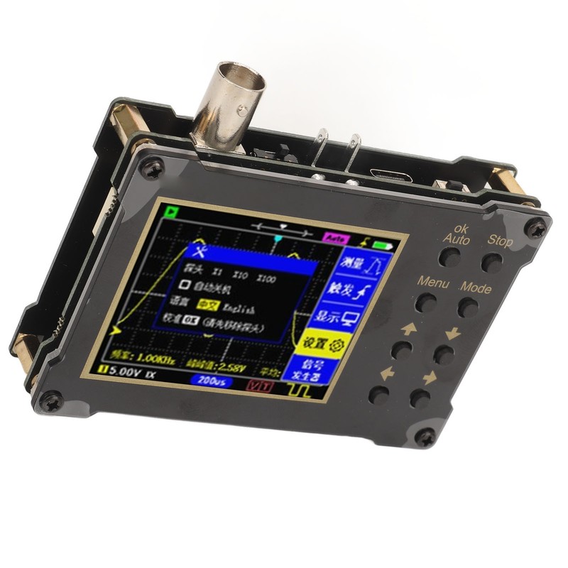 Mini Handheld Oscilloscope 40MSa/s Sampling Rate 18MHz Bandwidth PWM Signal