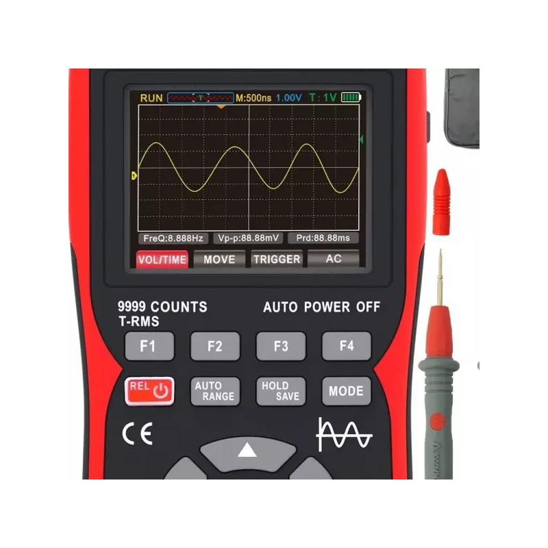 ZOYI 6채널 오실로스코프 ZOYI 멀티미터 디지털 ZT-702S 64KBYTE IN 휴대