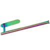 Paper Towel Holder Under Cabinet, Self-Adhesive or Drilling Rainbow Paper