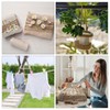 sourcing map Natural Jute Twine String 328ft x 3mm Long