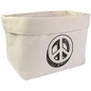Large 'Peace Symbol' Canvas Organiser/Storage Bag (OR00007073)