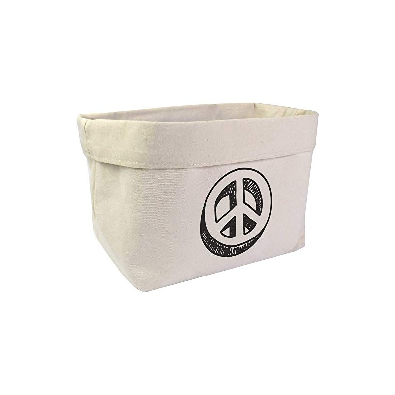 Large 'Peace Symbol' Canvas Organiser/Storage Bag (OR00007073)
