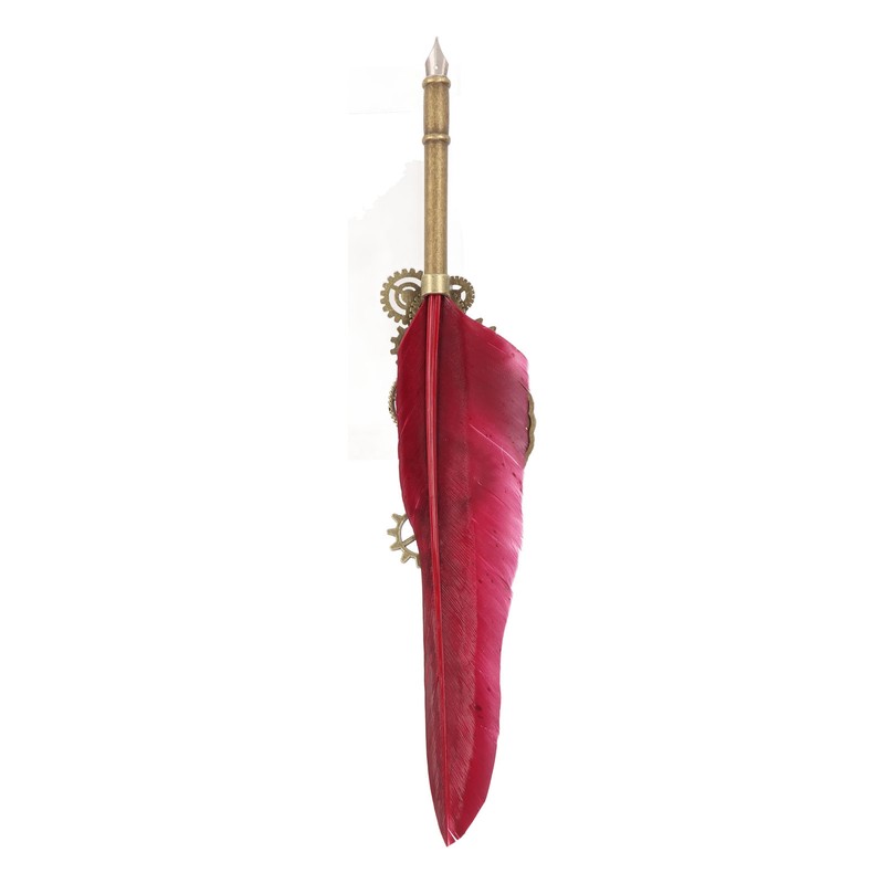 Quill Pen and Ink Set Retro Punk Gear Style Smoothly