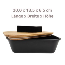 Druckerino Lunch Box Der Berg rufts, Gift for Hikers, Laser Engraving with Beautiful Motif, 750 ml, Beautiful Gift, Adult Hiking Mountains