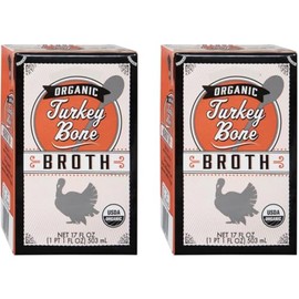 T'J's Organic Turkey Bone Broth ~ Pack of 2