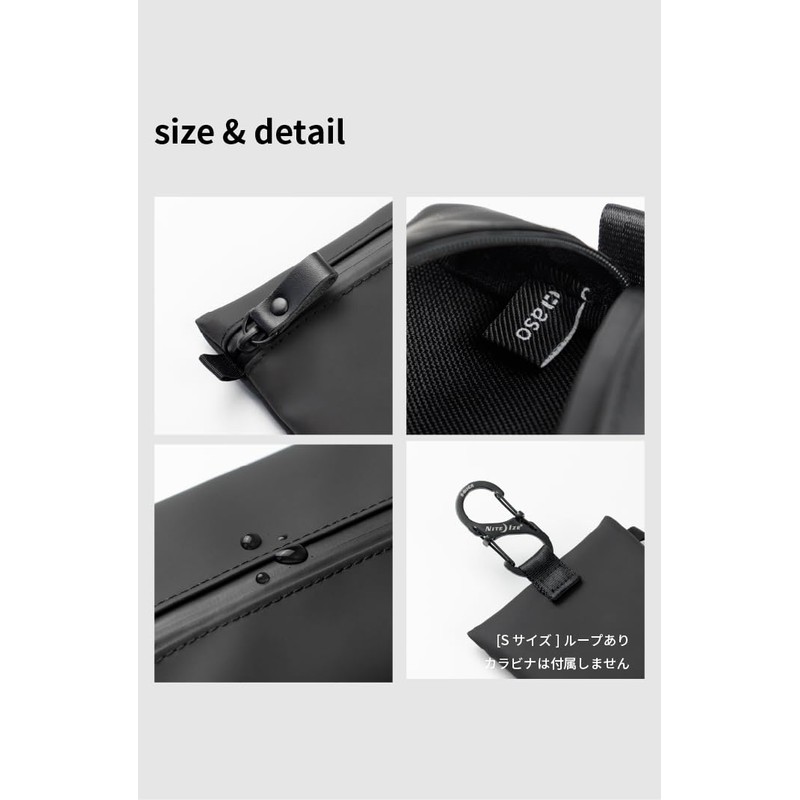 TOFTPOUCH (タフトポーチ) Mini S SS M Long L, Water-Resistant Gadget,
