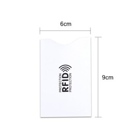 [QIKEJI] Anti-Skimming Card Case, Anti-Skimming, Magnetic Card Case, Set of 3, White Prevents Theft and Damage of Credit Cards, Cash Cards, and Transportation IC Cards, RFID Anti-Magnetic Card Holder,