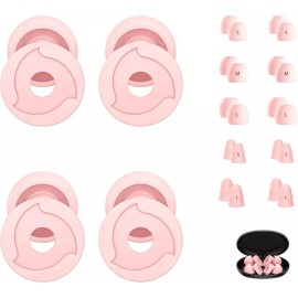 수면 소음 감소를 위한 2쌍 이어플러그 민감도를 노이즈 캔슬링을 30-35dB NRR 비행기 공부 여행 재사용 [Purple] 2 Pairs of Earplugs for Sleep Noise Reduction with 30-35dB NRR Noise Cancelling Sensitivity, Reusable for Airplane Study Travel [Purple]