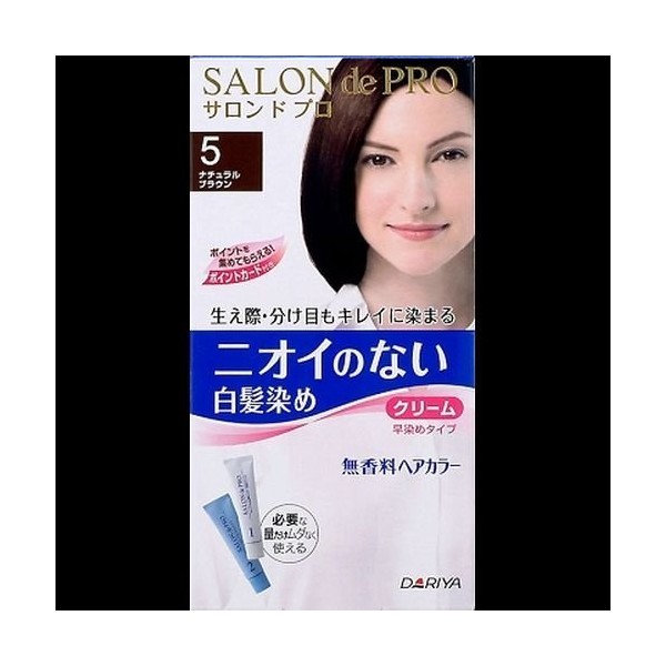 Salondo Pro Quick Dye Cream 5, 1.4 oz (40 g) + 1.4 oz (40 g) x 2 Sets