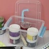 Ortodayes Stackable Storage Container with Lid, Plastic Storage Boxes Set