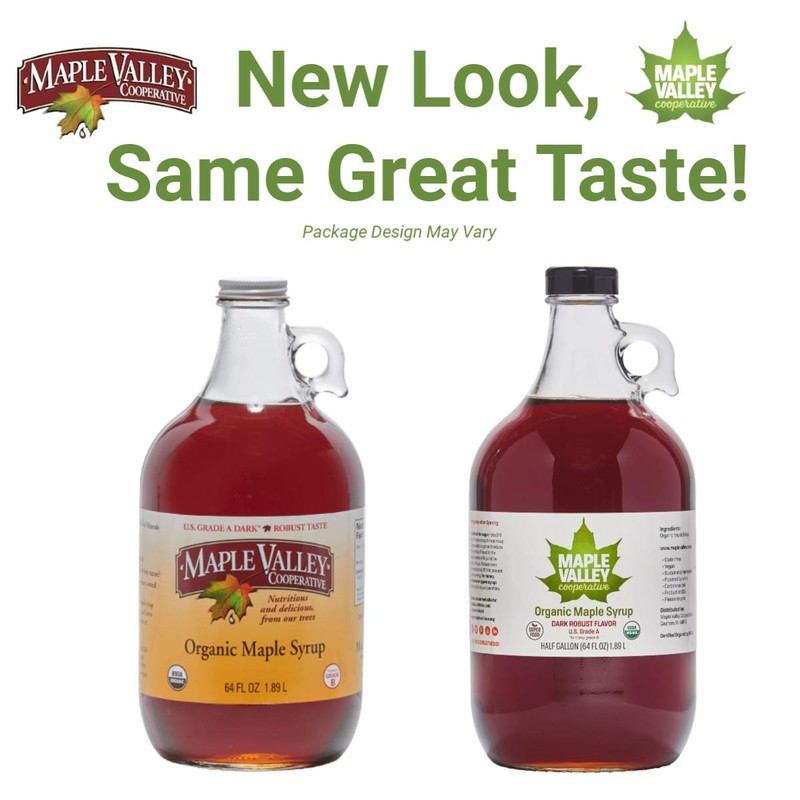 Maple Valley 64 oz. Organic Maple Syrup Grade A Dark