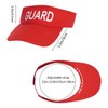 Marrywindix 1 Pcs Red Lifeguard Visor Hat Sport Wear Athletic