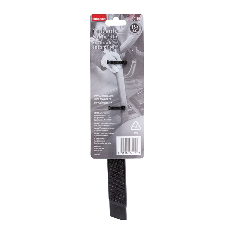 Shop-Vac 9017900 Flexible Crevice Tool, 1.25 Inch Diameter x 12