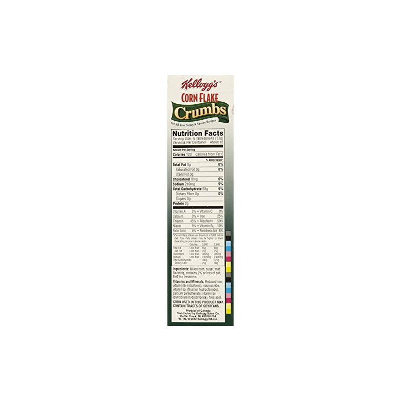 Kellogg's Corn Flake Crumbs, 21 oz Boxes