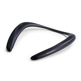 Iris Ohyama MKH-150 Neck Speaker, Bluetooth Calls, Waterproof, 13 Hours of Playback, Neck Mount, Speaker with Transmitter, Black