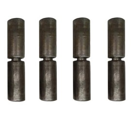 4Pcs Gate Hinges Heavy Duty Weld On Bullet Hinge Detachable Weldable Barrel Hinges for Bathroom, Kitchen, Warehouse Door(20 x 110mm)