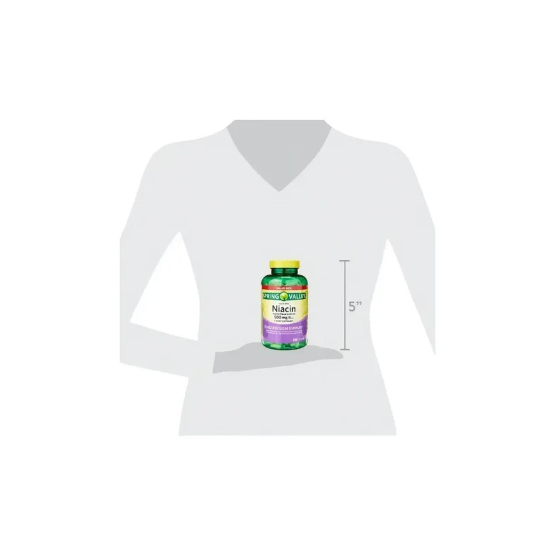 Complejo Niacin 500mg 240 Cps Niancina Vitamina B3 Spring Va