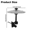 Lyreh Car Crash Cymbal Air Vent, 5.51x5.31in Alloy Steel and
