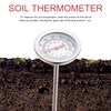 GANAZONO 1pc Extended Probe Soil Thermometer Stainless Steel Detector for