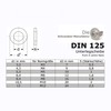 120-Piece Set of Hexagon Screws DIN 933 + Hex Nut
