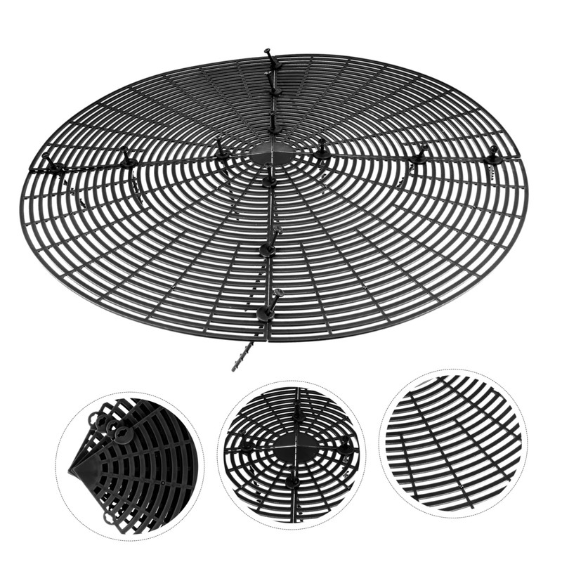 NOLITOY Flowerpot Protective Mesh Cover Cuttable for Planters Prevents Digging