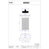 McAlpine BSW2 1.25" White Plastic Basin Waste - Backnut Model