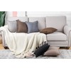Madizz Set of 2 Short Chenille Throw Pillow Covers 24x24