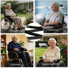 QIUMING Wheelchair Thigh Leg Support Straps for Wheelchair