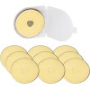 Unbranded 10 Pieces Titanium Coated Rotary Cutter Blade Set 45mm