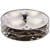 Tabakh Stainless Steel 3-Rack Idli Stand, Makes 12 Idlis