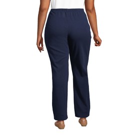 Lands' End Women s Sport Knit Pants Radiant Navy Tall Large