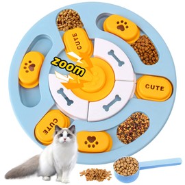 PIWOSGOL Katzenspielzeug Intelligenz, Interaktives Lernspielzeug für Katzen Aller Altersgruppen, Fummelbrett für Katzen, Katzenspielzeug Selbstbeschäftigung für IQ-Training und Gehirnstimulation