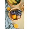HITOMEN Handmade Rattan Bread Baskets Round Wicker Fruit Serving Storage