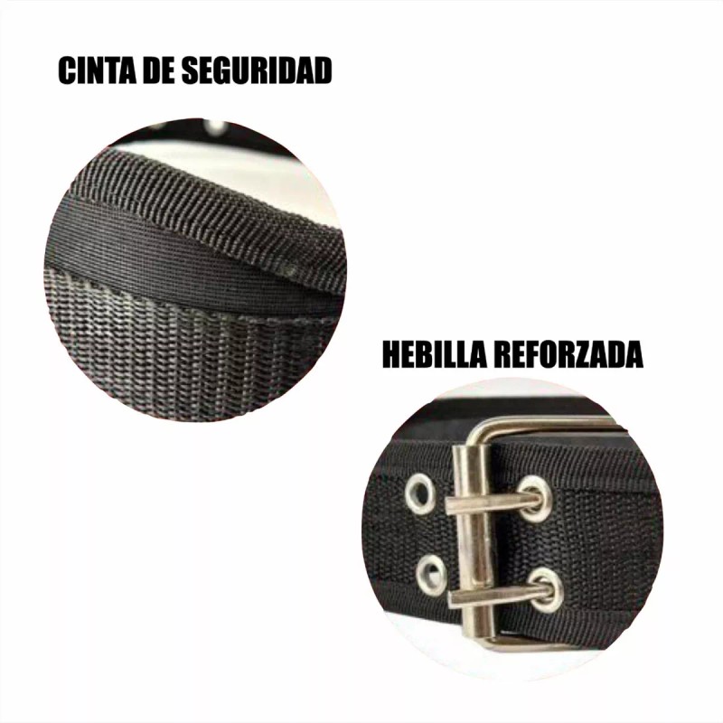 Techno Cinturón Para Pesas Faja Levantamiento Gym Halterofilia Pro