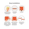 WALPLUS 3D Tile Stickers Peel and Stick Backsplash Splashback Decals