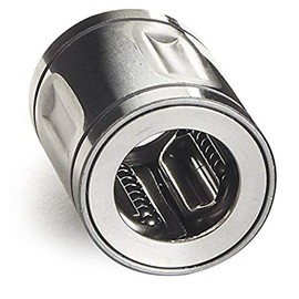 Thomson A81420, Ball Bushing Bearing, Precision Steel, A Grade, Closed, for end supported applications; use with 0.5 in Diameter Shaft, Class S